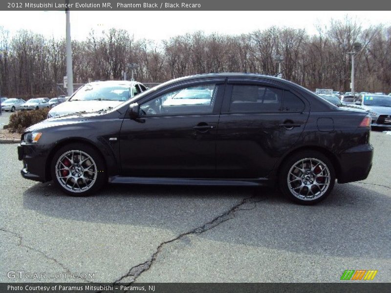  2012 Lancer Evolution MR Phantom Black
