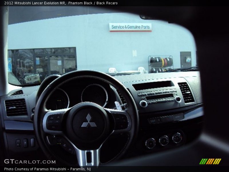 Phantom Black / Black Recaro 2012 Mitsubishi Lancer Evolution MR
