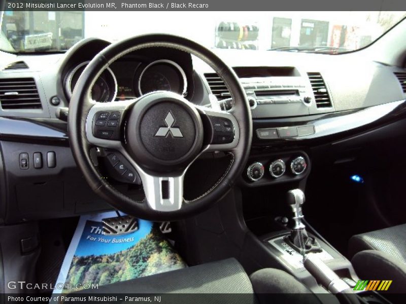 Dashboard of 2012 Lancer Evolution MR