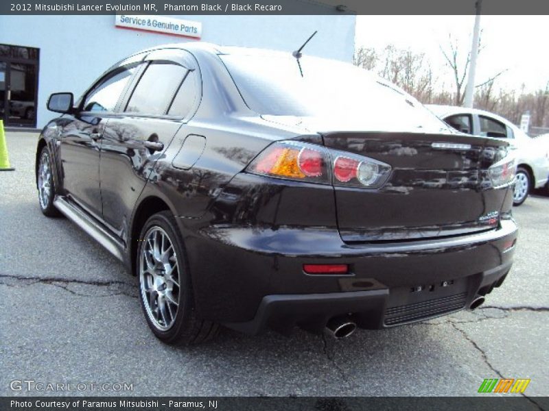 Phantom Black / Black Recaro 2012 Mitsubishi Lancer Evolution MR