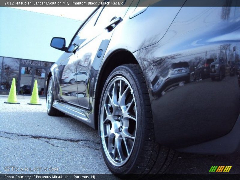 Phantom Black / Black Recaro 2012 Mitsubishi Lancer Evolution MR