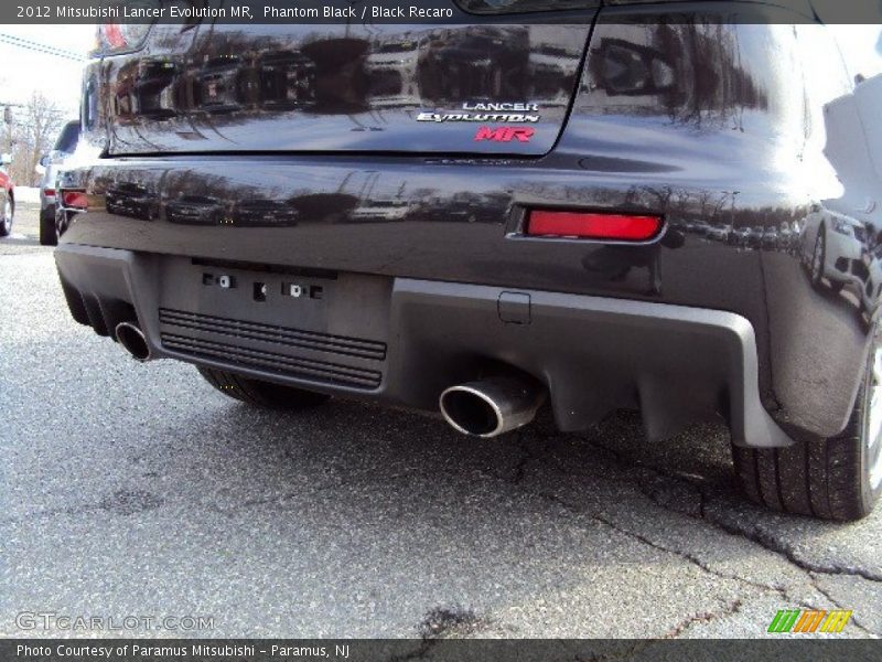 Exhaust of 2012 Lancer Evolution MR