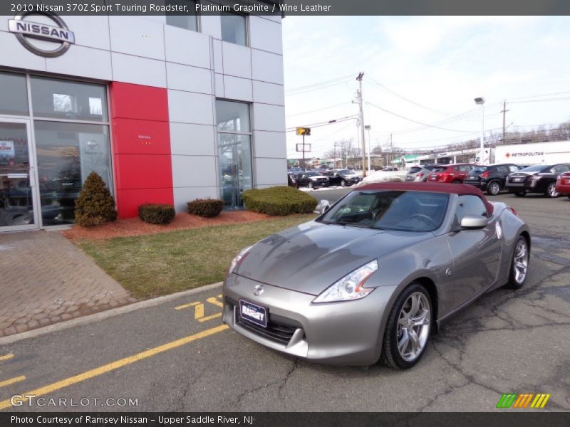 Platinum Graphite / Wine Leather 2010 Nissan 370Z Sport Touring Roadster