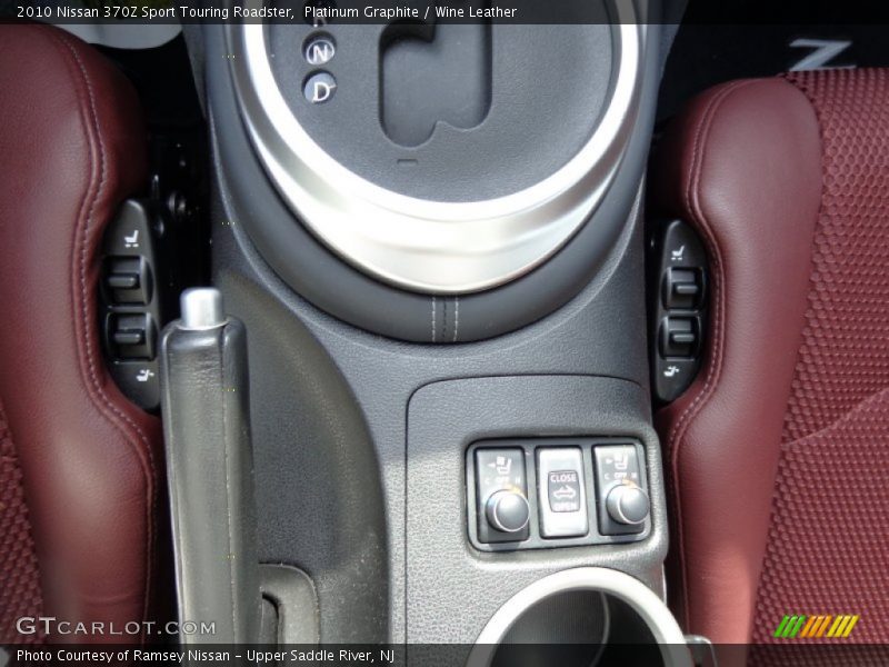 Platinum Graphite / Wine Leather 2010 Nissan 370Z Sport Touring Roadster