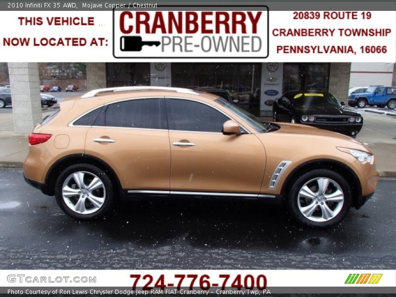 Mojave Copper / Chestnut 2010 Infiniti FX 35 AWD