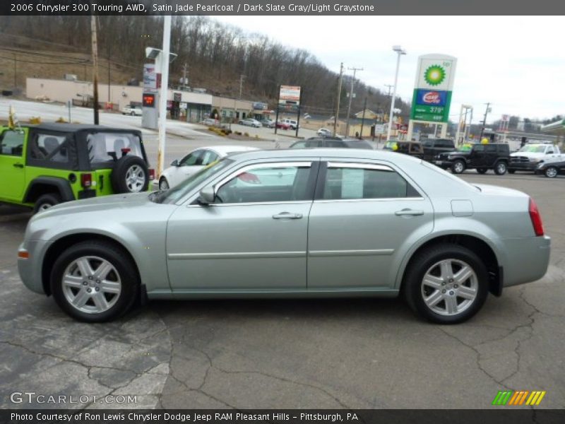 Satin Jade Pearlcoat / Dark Slate Gray/Light Graystone 2006 Chrysler 300 Touring AWD