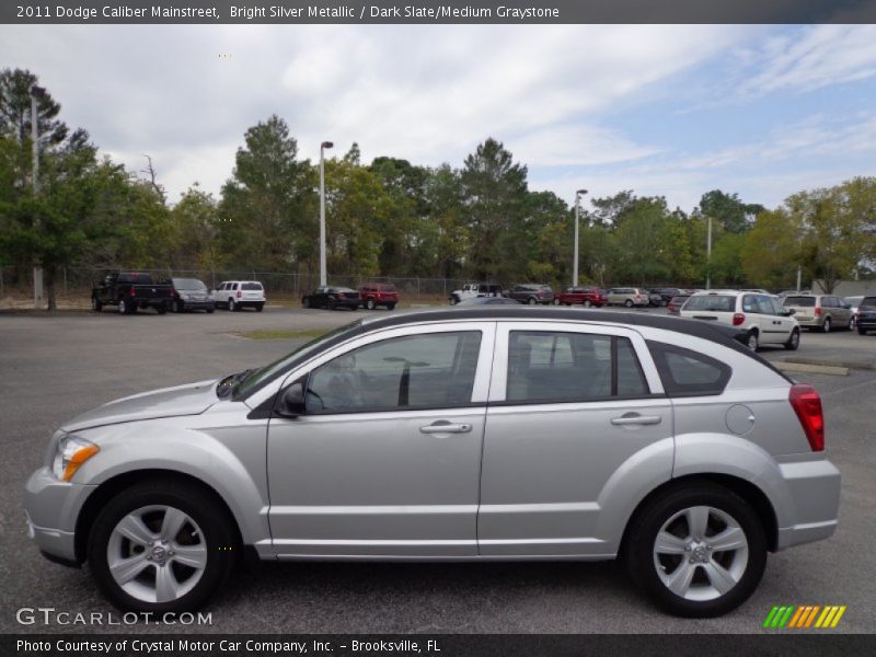 Bright Silver Metallic / Dark Slate/Medium Graystone 2011 Dodge Caliber Mainstreet
