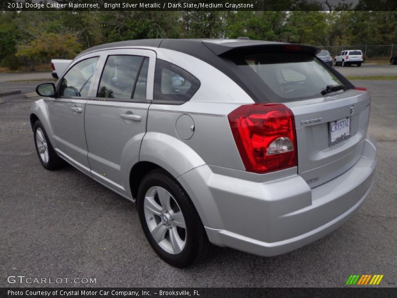 Bright Silver Metallic / Dark Slate/Medium Graystone 2011 Dodge Caliber Mainstreet