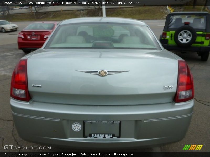 Satin Jade Pearlcoat / Dark Slate Gray/Light Graystone 2006 Chrysler 300 Touring AWD