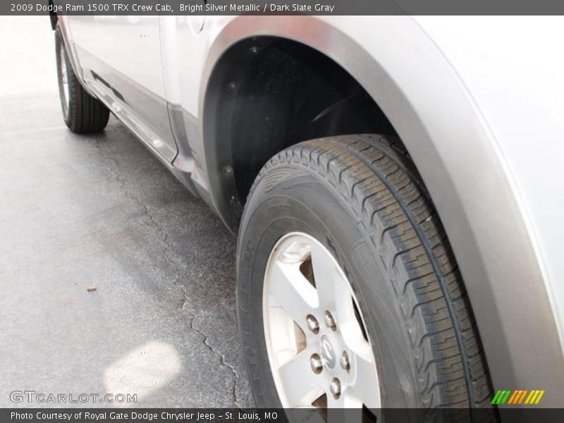 Bright Silver Metallic / Dark Slate Gray 2009 Dodge Ram 1500 TRX Crew Cab