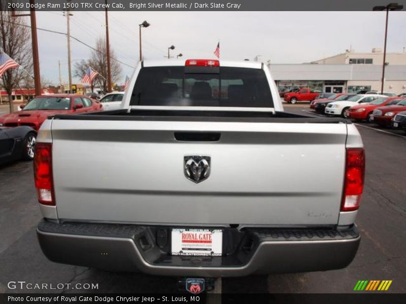 Bright Silver Metallic / Dark Slate Gray 2009 Dodge Ram 1500 TRX Crew Cab