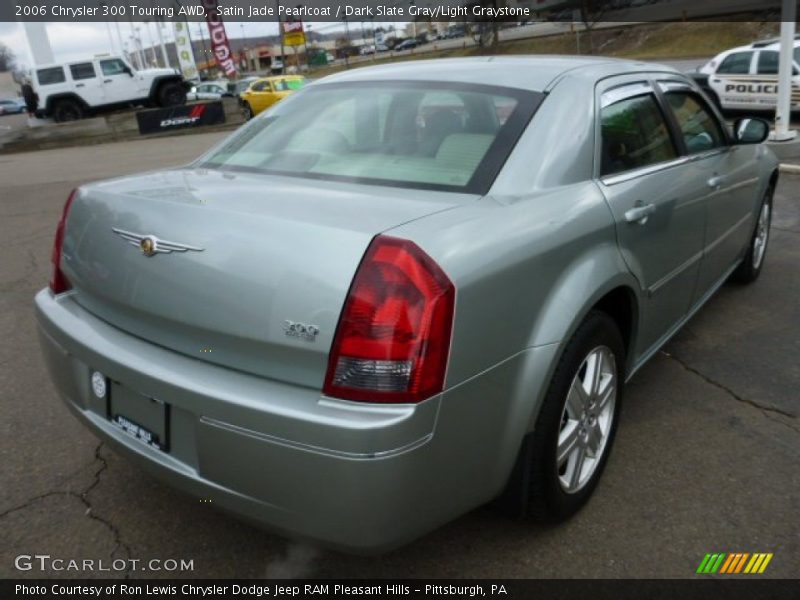 Satin Jade Pearlcoat / Dark Slate Gray/Light Graystone 2006 Chrysler 300 Touring AWD