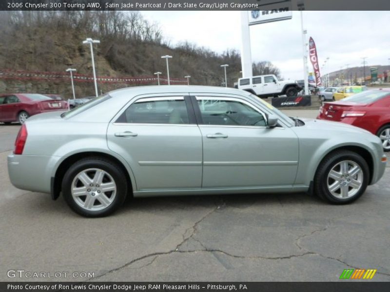 Satin Jade Pearlcoat / Dark Slate Gray/Light Graystone 2006 Chrysler 300 Touring AWD