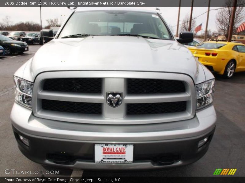 Bright Silver Metallic / Dark Slate Gray 2009 Dodge Ram 1500 TRX Crew Cab