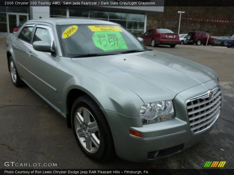 Satin Jade Pearlcoat / Dark Slate Gray/Light Graystone 2006 Chrysler 300 Touring AWD