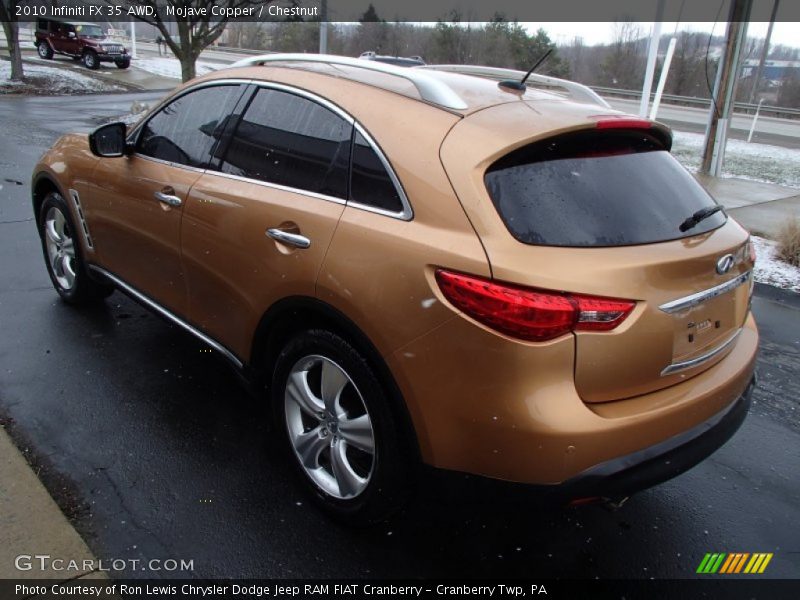 Mojave Copper / Chestnut 2010 Infiniti FX 35 AWD