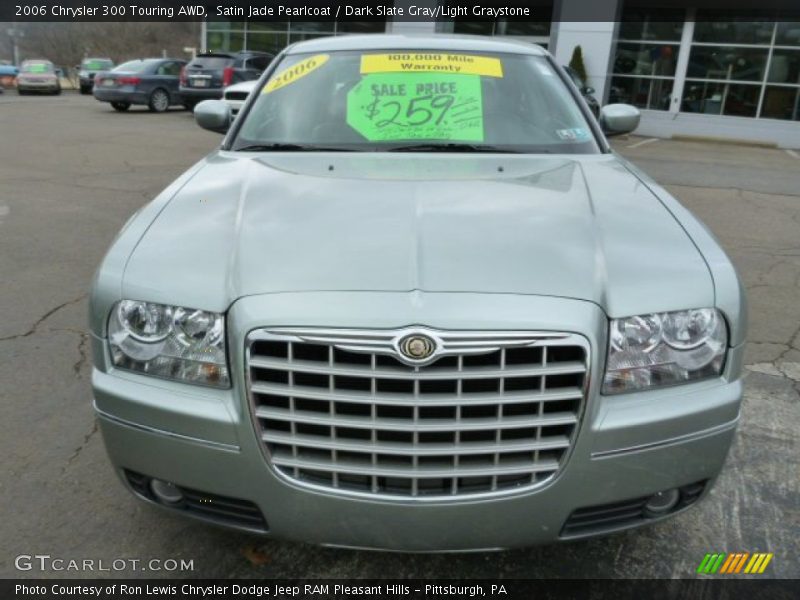 Satin Jade Pearlcoat / Dark Slate Gray/Light Graystone 2006 Chrysler 300 Touring AWD