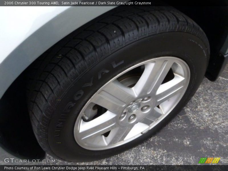 Satin Jade Pearlcoat / Dark Slate Gray/Light Graystone 2006 Chrysler 300 Touring AWD