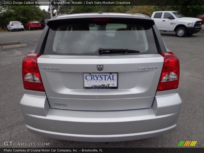 Bright Silver Metallic / Dark Slate/Medium Graystone 2011 Dodge Caliber Mainstreet