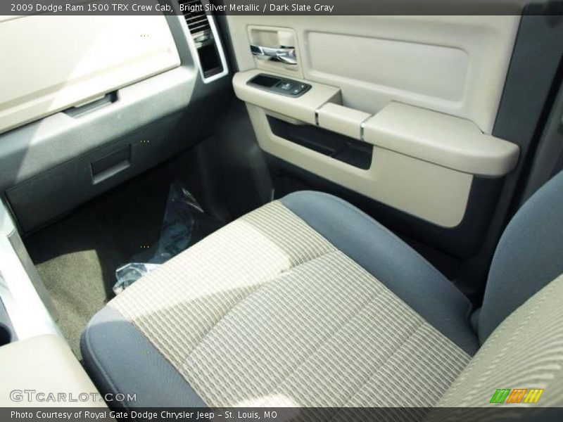 Bright Silver Metallic / Dark Slate Gray 2009 Dodge Ram 1500 TRX Crew Cab