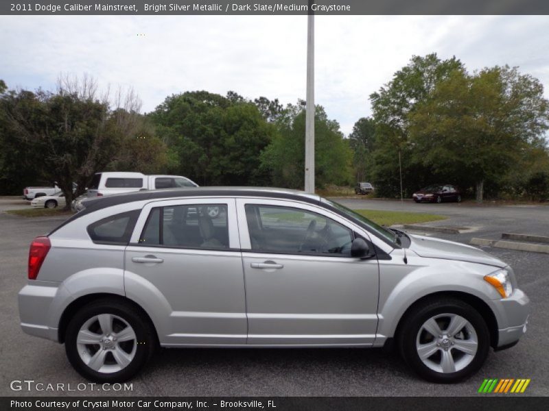 Bright Silver Metallic / Dark Slate/Medium Graystone 2011 Dodge Caliber Mainstreet
