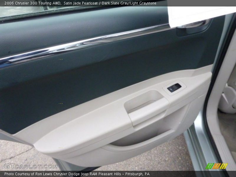 Satin Jade Pearlcoat / Dark Slate Gray/Light Graystone 2006 Chrysler 300 Touring AWD
