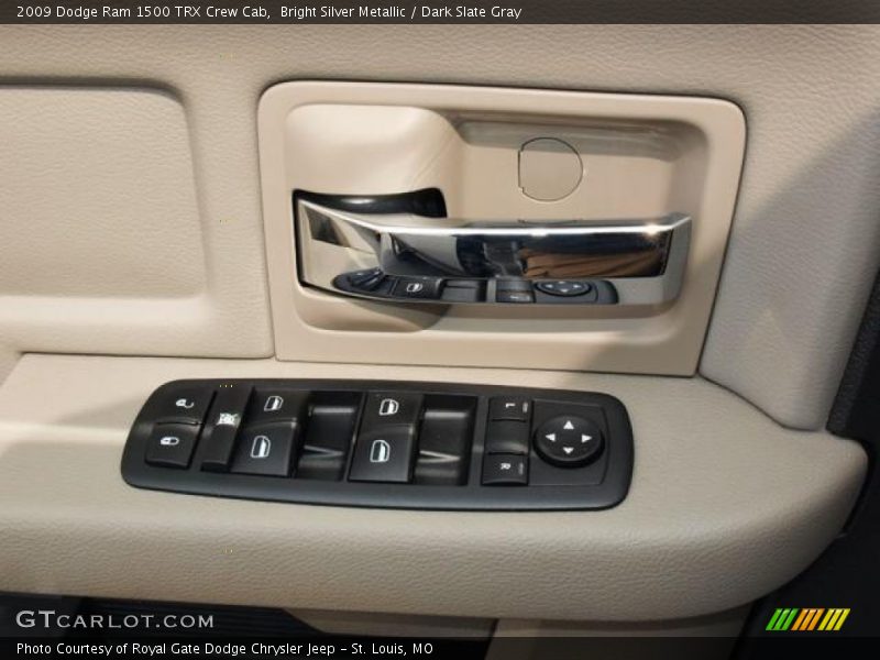 Bright Silver Metallic / Dark Slate Gray 2009 Dodge Ram 1500 TRX Crew Cab
