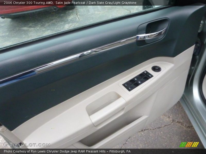Satin Jade Pearlcoat / Dark Slate Gray/Light Graystone 2006 Chrysler 300 Touring AWD