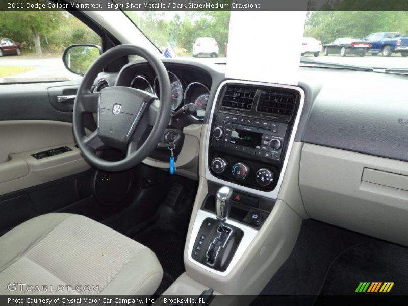 Bright Silver Metallic / Dark Slate/Medium Graystone 2011 Dodge Caliber Mainstreet