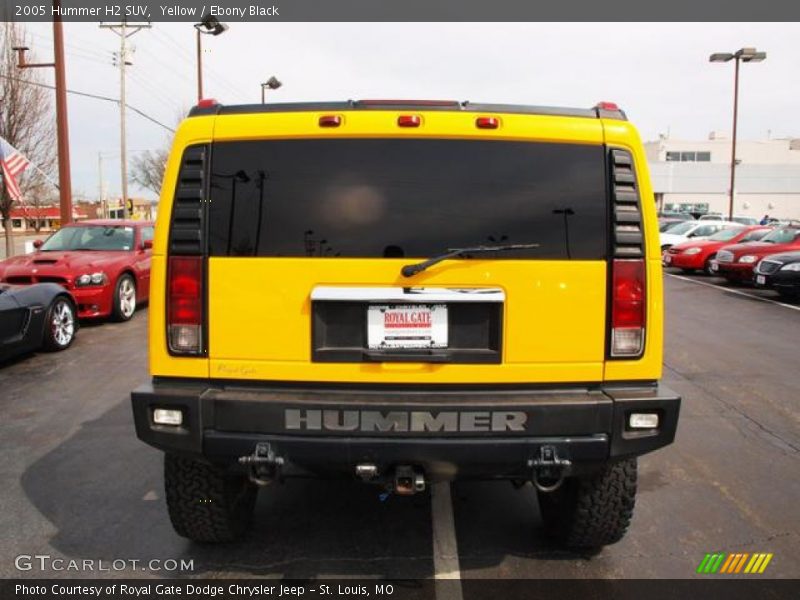 Yellow / Ebony Black 2005 Hummer H2 SUV
