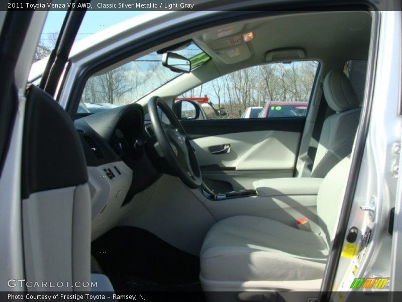 Classic Silver Metallic / Light Gray 2011 Toyota Venza V6 AWD