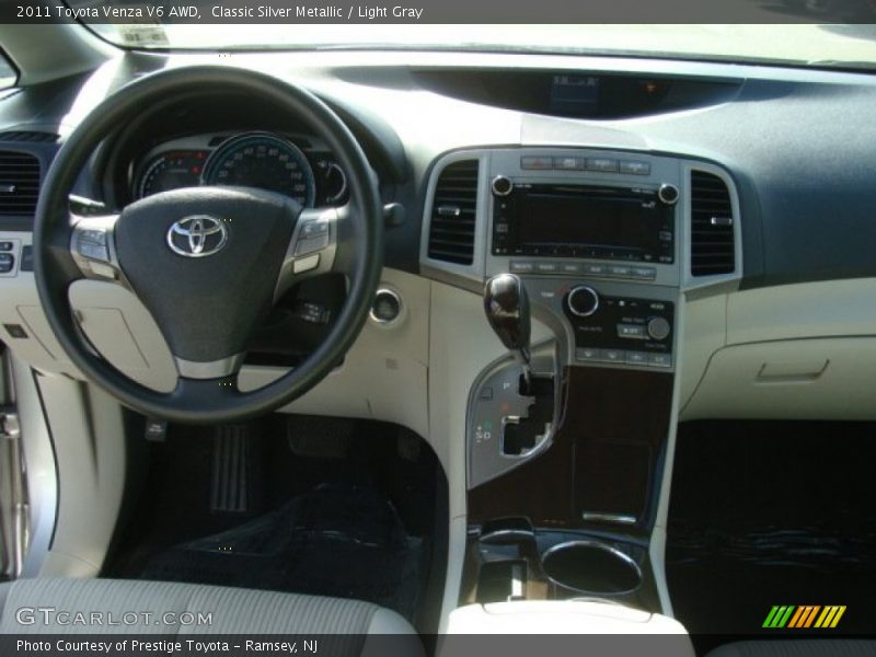 Classic Silver Metallic / Light Gray 2011 Toyota Venza V6 AWD