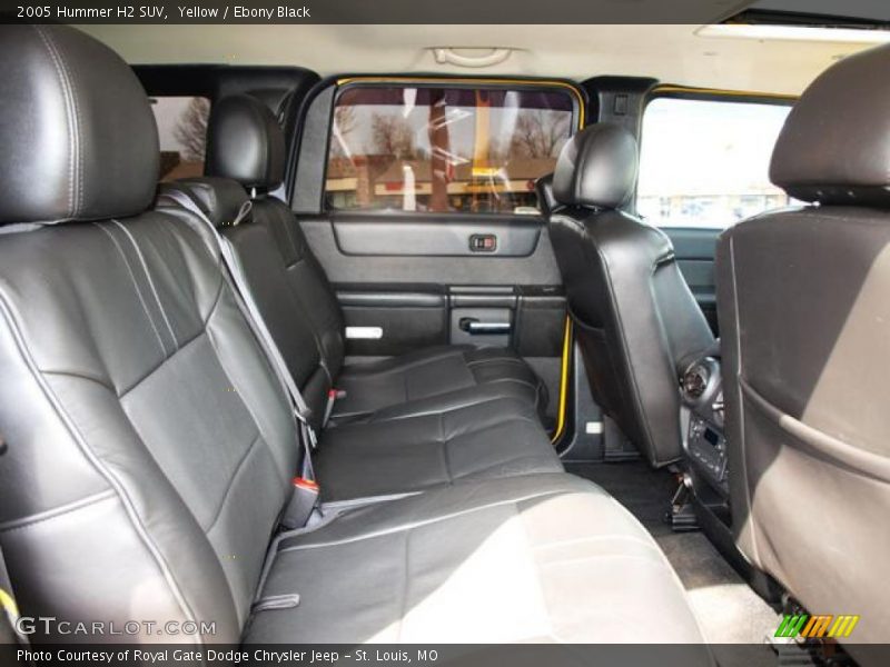 Yellow / Ebony Black 2005 Hummer H2 SUV