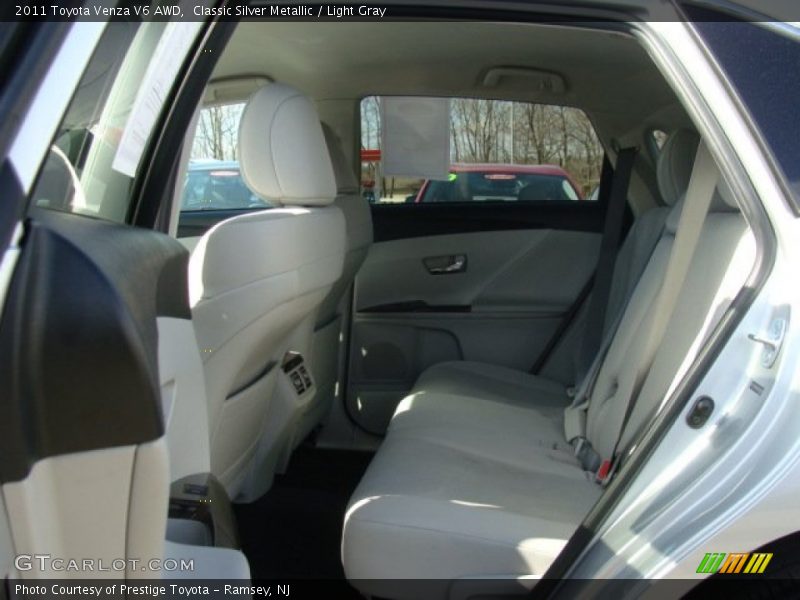 Classic Silver Metallic / Light Gray 2011 Toyota Venza V6 AWD