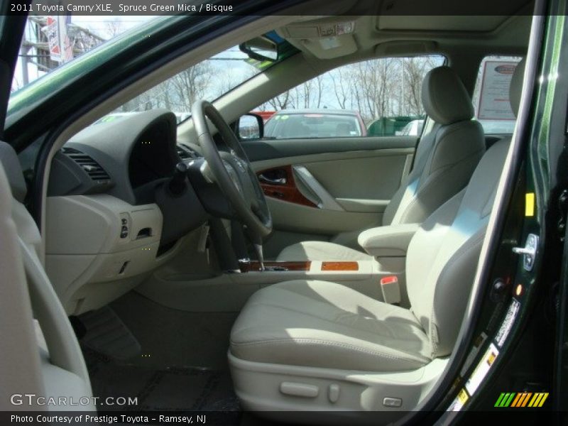 Spruce Green Mica / Bisque 2011 Toyota Camry XLE
