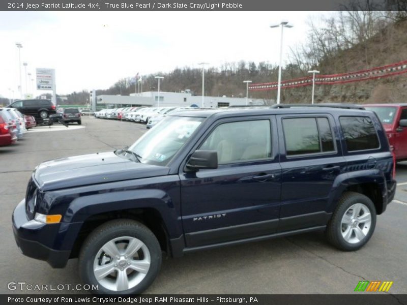 True Blue Pearl / Dark Slate Gray/Light Pebble 2014 Jeep Patriot Latitude 4x4