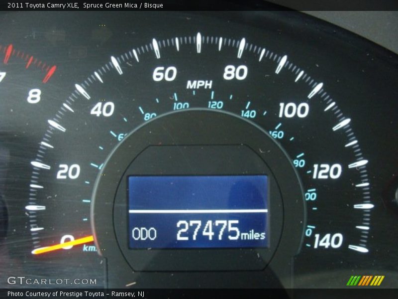 Spruce Green Mica / Bisque 2011 Toyota Camry XLE