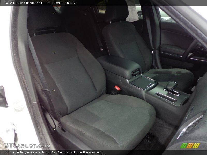 Bright White / Black 2012 Dodge Charger SXT