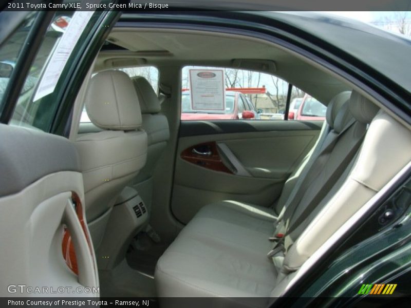 Spruce Green Mica / Bisque 2011 Toyota Camry XLE