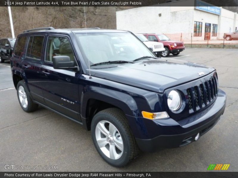 True Blue Pearl / Dark Slate Gray/Light Pebble 2014 Jeep Patriot Latitude 4x4