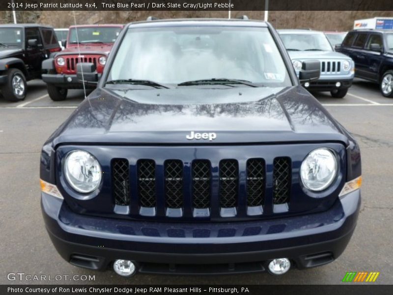 True Blue Pearl / Dark Slate Gray/Light Pebble 2014 Jeep Patriot Latitude 4x4