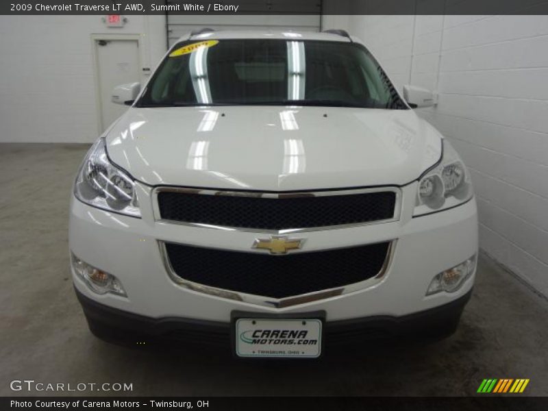 Summit White / Ebony 2009 Chevrolet Traverse LT AWD