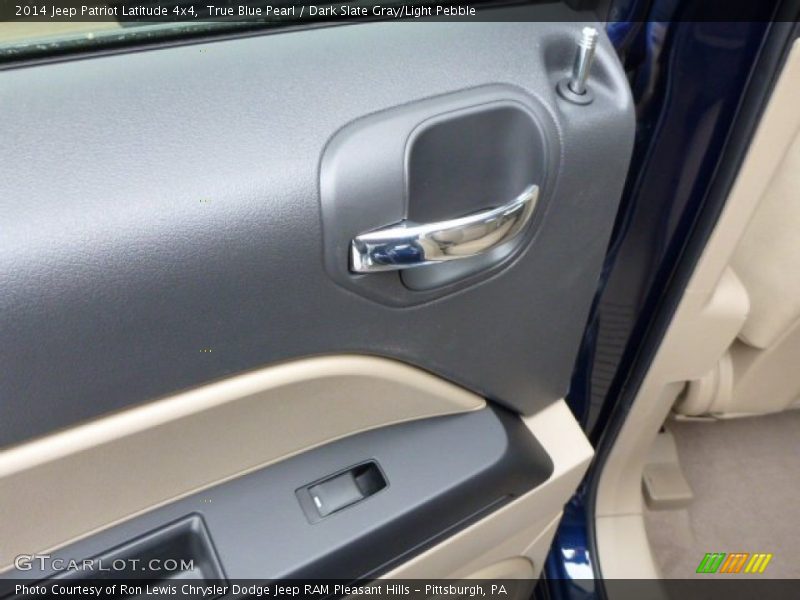 True Blue Pearl / Dark Slate Gray/Light Pebble 2014 Jeep Patriot Latitude 4x4