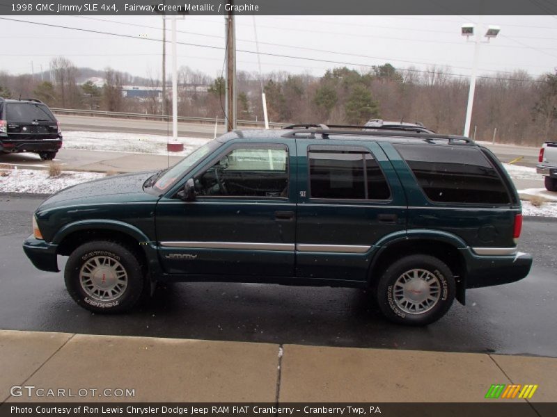 Fairway Green Metallic / Graphite 1998 GMC Jimmy SLE 4x4