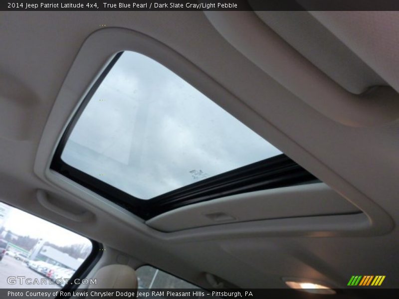 True Blue Pearl / Dark Slate Gray/Light Pebble 2014 Jeep Patriot Latitude 4x4