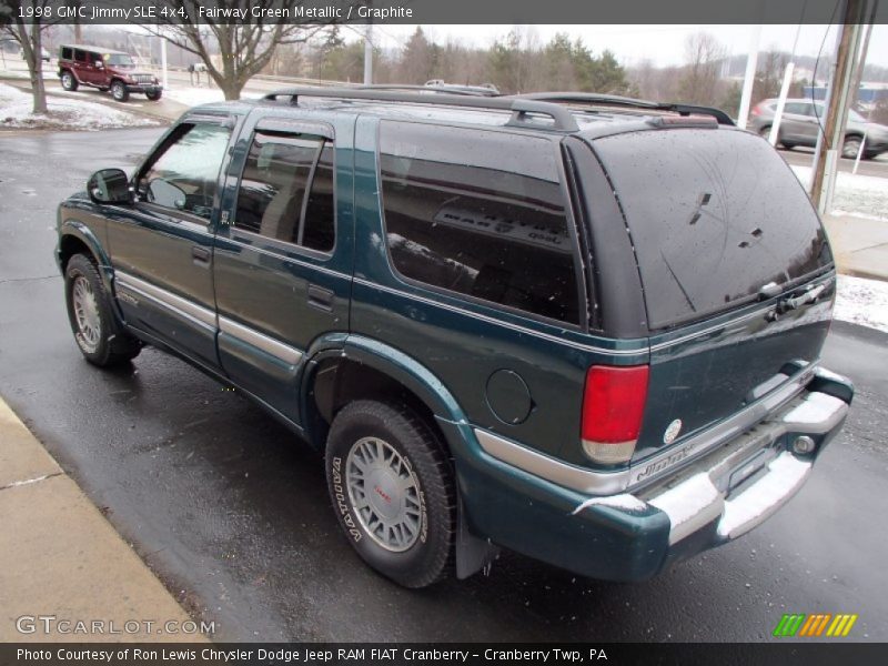 Fairway Green Metallic / Graphite 1998 GMC Jimmy SLE 4x4