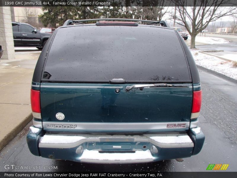 Fairway Green Metallic / Graphite 1998 GMC Jimmy SLE 4x4