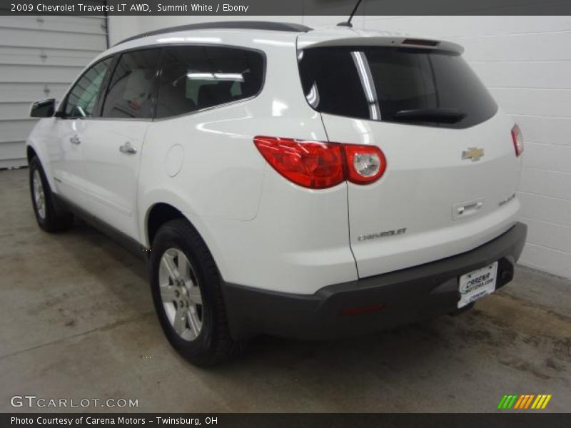 Summit White / Ebony 2009 Chevrolet Traverse LT AWD