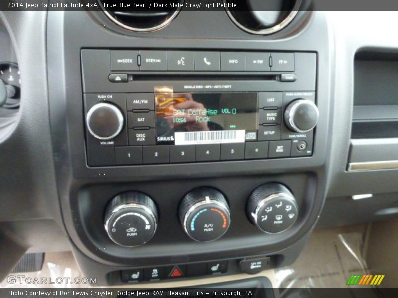 True Blue Pearl / Dark Slate Gray/Light Pebble 2014 Jeep Patriot Latitude 4x4