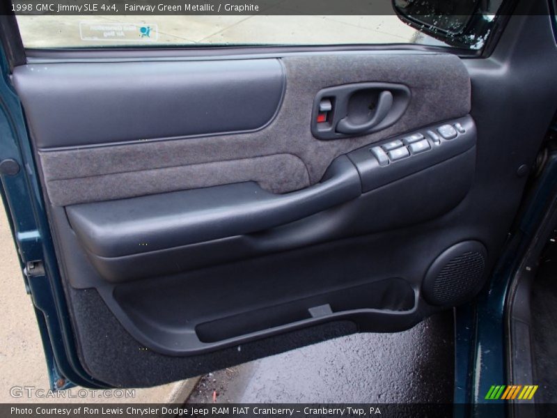 Fairway Green Metallic / Graphite 1998 GMC Jimmy SLE 4x4